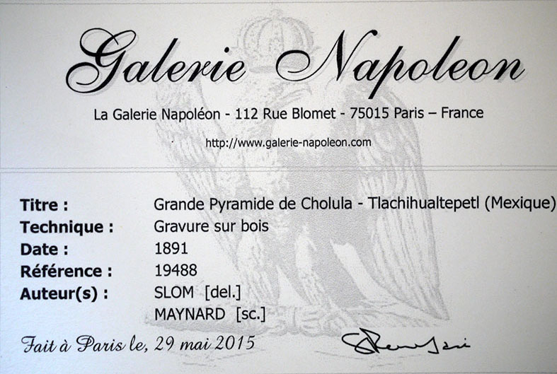 Cert procedencia galerias napoleon