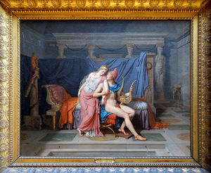 The love of paris and helen by jacques louis davidref