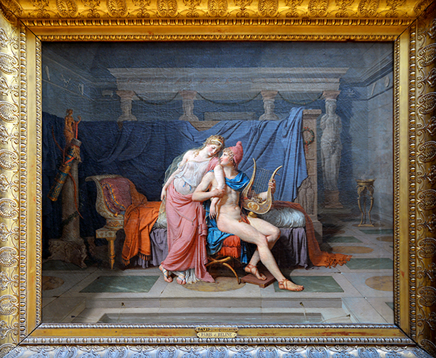 The love of paris and helen by jacques louis davidref