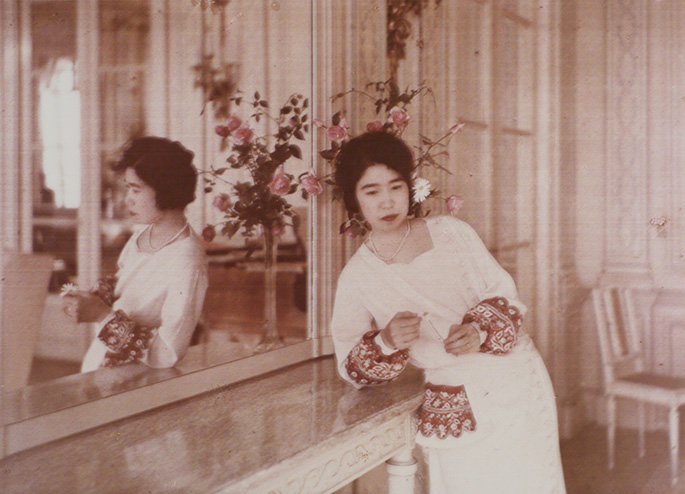 Reprografia autocromo princesse kita shirakawa no miya