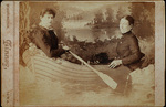 Retrato mujeres en bote