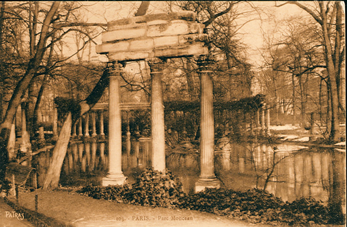 Postal paris parque monceau