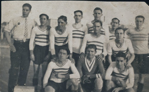Postal equipo futbol girona