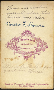 Teresa l house verso