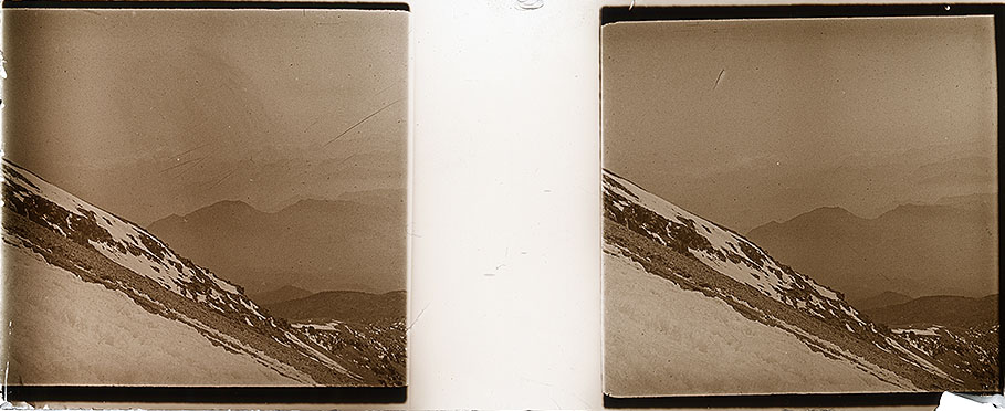 Ladera con sierra izta