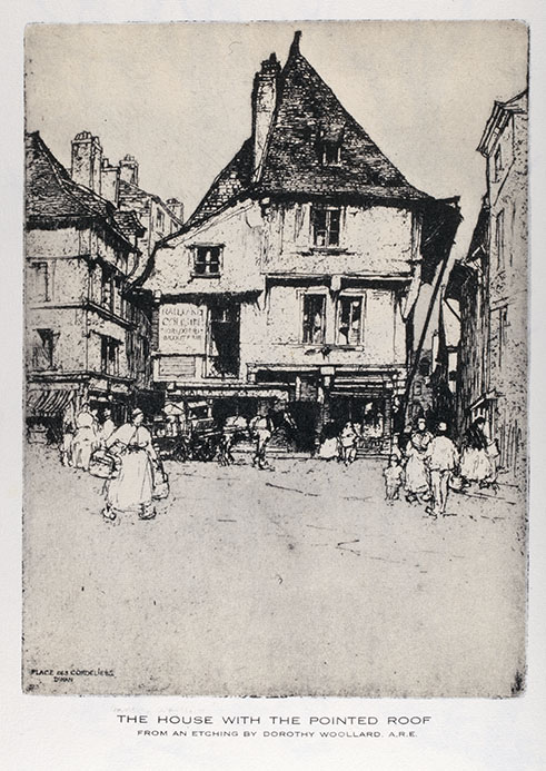 The house with pointed roof