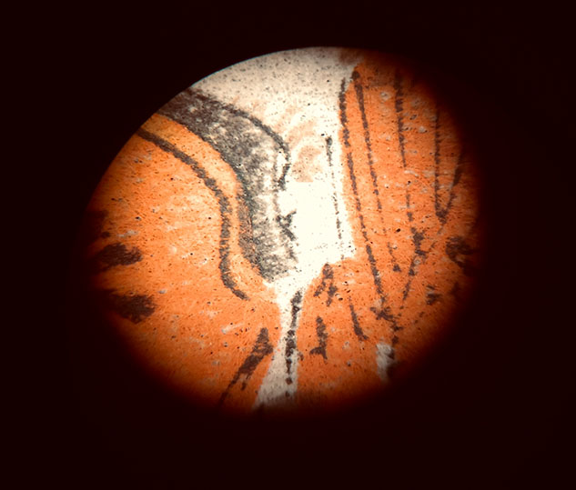 Xilografia guerrero detalle 1